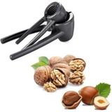 Mikasso Metal Ceviz Fındık Kıracağı Ikili Set Döküm Beyaz