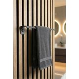 Mikasso Metal Duvar Havluluğu | Antrasit Gri Vidalı Havlu Askısı – Modern Banyo Aksesuarı Metal Çok Renkli