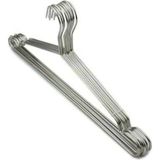 Mikasso Metal Elbise Askısı 6 Li Metal Beyaz
