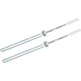 Mikasso Metal Gizli Raf Tutucu Çinko 10X140 Takım