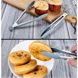 Mikasso Metal Gövdeli Ayarlanabilir Silikon Uçlu Servis Maşası Yanmaz Yapışmaz Kızartma Maşası (21 Cm) Bambu