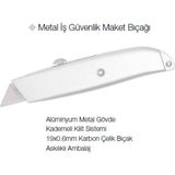 Mikasso Metal Iş Güvenlik Maket Bıçağı