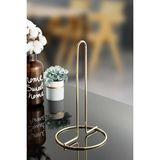 Mikasso Metal Kağıt Havluluk Dolu Çelik Gold Kaplama Dik Havlu Peçetelik Standart ve Büyük Boy Rulo Gri Meta
