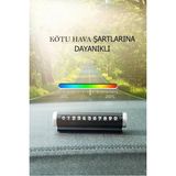Mikasso Metal Kasa Numara Çevirmeli Araç Içi Telefon Numaratör Park Numarası Parkmatik Araba Numaratör - Çok Renkli
