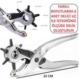 Mikasso Metal Kemer Delme Pensesi Delici Delik Açma Çıt Çıt Pense Deri Çanta Kıyafet Delik Açıcı Makinası