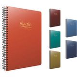 Mikasso Metal Notes A4 120 Yaprak Kareli Spiralli Pp Plastik Kapak Defter (1 Adet) Sert Spiralli Kareli 120 - Çok Renkli