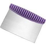 Mikasso Metal Spatula Hamur Kesici Doğrayıcı Kazıyıcı, Sebze Meyve Dilimleyici Paslanmaz Metal Çelik Metalik