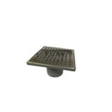 Mikasso Metal Yer Süzgeci 15x15/70 Alttan Çıkış