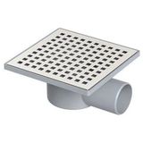 Mikasso Metal Yer Süzgeci 15X15/70 Yandan Çıkış