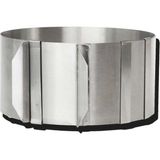 Mikasso Metalik Yuvarlak Ayarlı Pasta Kek Kalıbı Çemberi 8,5 cm Metal Metalik