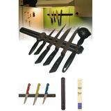 Mikasso Mıknatıslı Bıçak Askısı 33 cm Metal Gri Tr