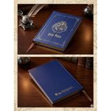 Mikasso Mıknatıslı Kapaklı Harry Potter Defteri 80 Yaprak - 16.5cm x 11CM Karton Düz Çizgisiz Orta Boy Laciv - Çok Renkli