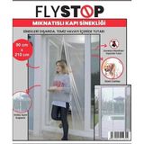Mikasso Mıknatıslı Kapı Sinekliği 90X210 cm Cırtbantlı Tül