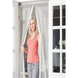 Mikasso Mıknatıslı Sineklik Kapı 90 x 210 cm Böcek Perdesi Balkon Kapısı Sinek Perdesi Metal