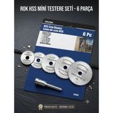 Mikasso Mini 5 Li Set Matkaba Uyumlu Daire Testere - Çok Renkli