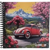 Mikasso Mini Ajanda 14X14 Kare Bloknot Karton Spiralli Çizgisiz Küçük Boy Turkuaz Bloknotlar B5 24 Yaprak - Çok Renkli
