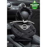 Mikasso Mini Cooper Logo Siyah Vites Hoodie Araç Vites Kıyafeti Vites Poları Oto Aksesuarı Vites Topuzu - Çok Renkli