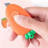 Mikasso Mini Havuç Tasarımlı Maket Kutu Açma Bıçağı 1 Adet