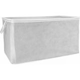 Mikasso Mini Hurç 45X40X30 Gri Çizgili Kumaş Gri