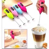 Mikasso Mini Köpürtücü Mikser Kahve Süt Köpürtücü Karıştırıcı Cappucino Mikser Pilli Çırpıcı Çelik