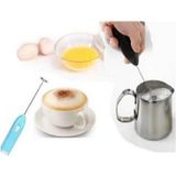Mikasso Mini Mikser Kahve Süt Köpürtücü Karıştırıcı Cappucino Mixer Pilli Çırpıcı Çelik