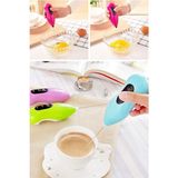 Mikasso Mini Mixer Kahve Süt Köpürtücü Karıştırıcı Cappucino Mikser - Pratik Pilli Köpürtücü Plastik