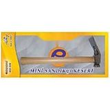Mikasso Mini Sandıkçı Keseri Ahşap Saplı Çekiç Başlı Nacak Marangoz Tadilat El Aleti Hobi Çalışması 100657 - Çok Renkli