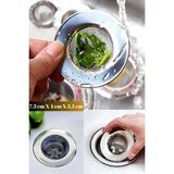Mikasso Mini Tel Lavabo Süzgeci Paslanmaz Çelik Küçük Mutfak Filtresi Tıkanıklık Önleyici Pratik Süzgeç Pasl