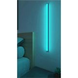Mikasso Mini Uzaktan Kumandalı 1 Adet LED Lambader - 16 Renk 4 Mod - Değişebilir Renk Seçeneği Alüminyum 0-1 - Çok Renkli