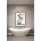 Mikasso Minimalist Siyah Çerçeveli Poster Tablo - 20X30 Dijital Baskı CER19 Pleksi Çok Renkli Çerçeveli