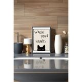 Mikasso Minimalist Siyah Çerçeveli Poster Tablo - 30X40 Dijital Baskı CER18 Pleksi Çok Renkli Çerçeveli