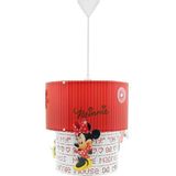 Mikasso Minnie 3D Tavan SARKIT-4104 Lisanslı Plastik 1 E27 Kırmızı Bebek / Çocuk Odası - Çok Renkli