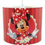 Mikasso Minnie Mouse Tavan Sarkıtı Plastik 1 E27 Kırmızı Bebek / Çocuk Odası - Çok Renkli
