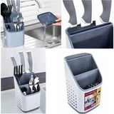 Mikasso Miyuhome Tezgah Üstü Hazneli Kaşıklık Çok Amaçlı Bulaşıklık Plastik