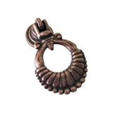 Mikasso Mobilya Dolap Sallama Düğme Sarkaç Kulp Bakır Eskitme Gerdan Sarkaç Mobilya Kulpları Beyaz