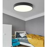 Mikasso Modern 24W Antrasit Kasa 3200K Gün Işığı LED Avize Banyo Balkon Wc Armaturu Metal 1 E27 Gri Banyo - Çok Renkli