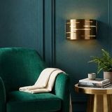 Mikasso Modern Altın Eskitme Ambiyans Aplik Metal E27 Duy Salon Koridor Duvar LAMBASI,MIZRAK-629 Metal Altın - Çok Renkli