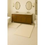 Mikasso Modern Dekoratif Kaymaz Taban Banyo Paspası Klozet Takımı 50X80-40X50 cm Polyester Kalın (12 mm +) E - Çok Renkli