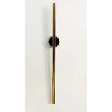 Mikasso Modern Dekoratif LED Duvar Aplik Uzun Çubuk LED Tekli 80 cm Gün Işığı Eskitme-Gold-Krom-Siyah - Çok Renkli
