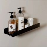 Mikasso Modern, Estetik Tasarım Metal Duş Rafı Paslanmaz Modern Metal Duş Rafı Metal Banyo Rafı Metal Siyah - Çok Renkli