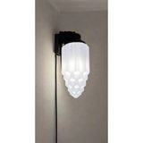 Mikasso Modern Geometrik Duvar Aplik Gece Lambası, Fişli Dekoratif Duvar Lambası, LED Ambiyans Aydınlatma Pl - Çok Renkli
