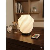 Mikasso Modern Görünümlü Rgb LED Dekoratif Masa ve Gece Lambası Kumandalı Abajür Gece Lambası Plastik Çok Re - Çok Renkli