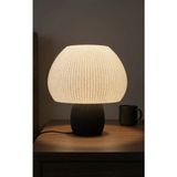 Mikasso Modern Mantar Masa Lambası - Retro Dekoratif Abajur Plastik Beyaz - Çok Renkli