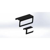 Mikasso Modern Metal Raflı Otel Apart Banyo Havlu Askılığı ve Tuvalet Kağıdı Askılığı Banyo Organizer Beyaz