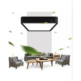 Mikasso Modern Panel LED Avize 6500K Buz Beyazı Işık Uzun Ömürlü 1.sınıf LED Yüksek Işık Mat Siyah Gövde Met - Çok Renkli