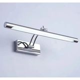 Mikasso Modern Pilli Aplik Banyo Duvar Ayna Tablo Aydınlatması Flüt Aplik Kuğu Aplik Krom Metal Gri - Çok Renkli