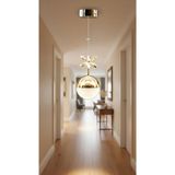 Mikasso Modern Sarkıt Rose Gold Şeker Top Kaplamalı LED Avize 3 Renk Alüminyum 1 E27 Altın Antre / Hol - Çok Renkli