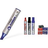 Mikasso MR-6010 Jumbo Markör Kalem 10MM Renkler Beyaz - Çok Renkli