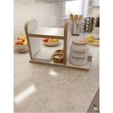 Mikasso Mutfak Düzenleyici Raf Mdf Beyaz Modern - Çok Renkli