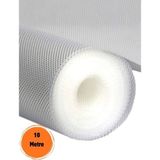 Mikasso Mutfak Kaydırmaz Şeffaf Raflık Kaymaz Dolap Içi Çekmece Örtüsü Pvc Koruyucu Eva Kalın Polyester 45 x